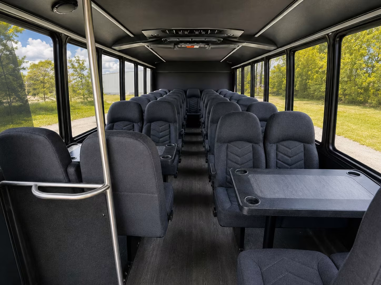 18 passenger minibus interior