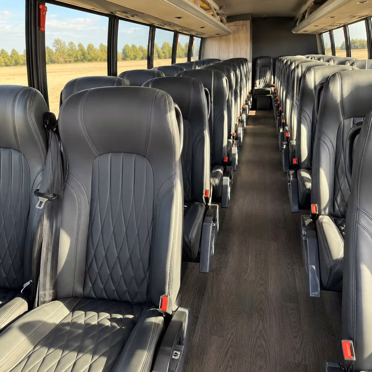 25 passenger minibus interior