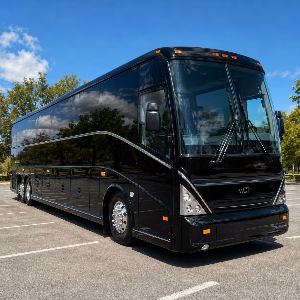 pasadena charter bus rentals to the cynthia woods mitchell pavilion