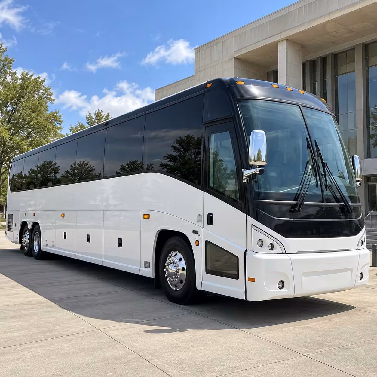 sports team fan charter bus rentals in pasadena