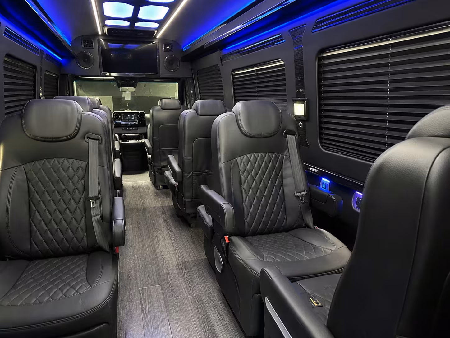 sprinter van with driver interior
